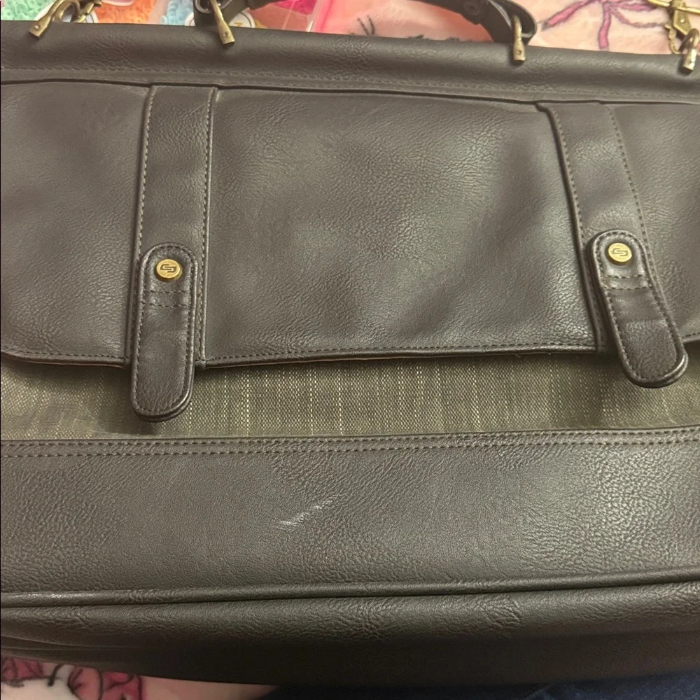 Stylish Black Leather Men's Bag